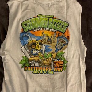 Cut up lacrosse T-shirt